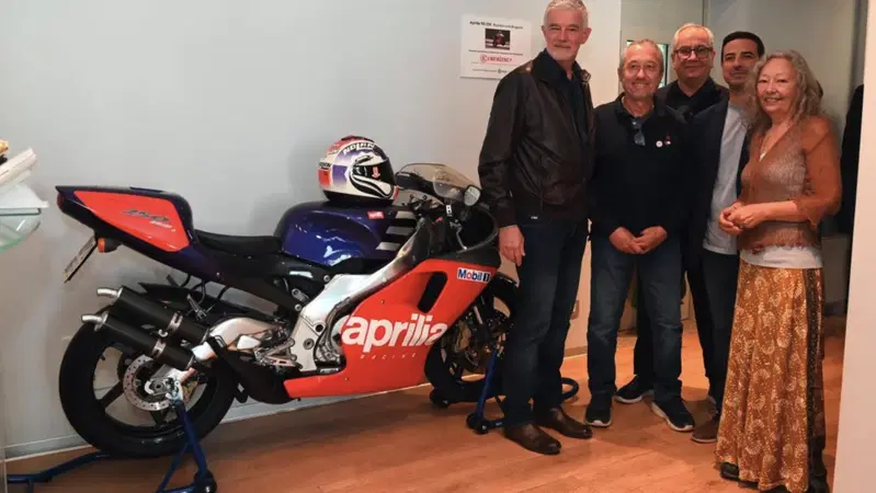 Loris Reggiani e l’asta della sua 250: “Ho sempre sostenuto Emergency, Melandri portava il loro marchio'