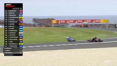 MotoGP, brutto incidente per Jorge Martin nella Sprint di Phillip Island, portato via in barella - IN AGGIORNAMENTO [VIDEO]