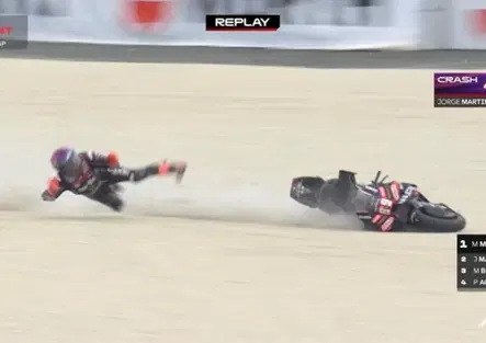 Brutto incidente per Martin nella Sprint di Phillip Island, una sola frattura, volerà in Malesia - IN AGGIORNAMENTO [VIDEO]
