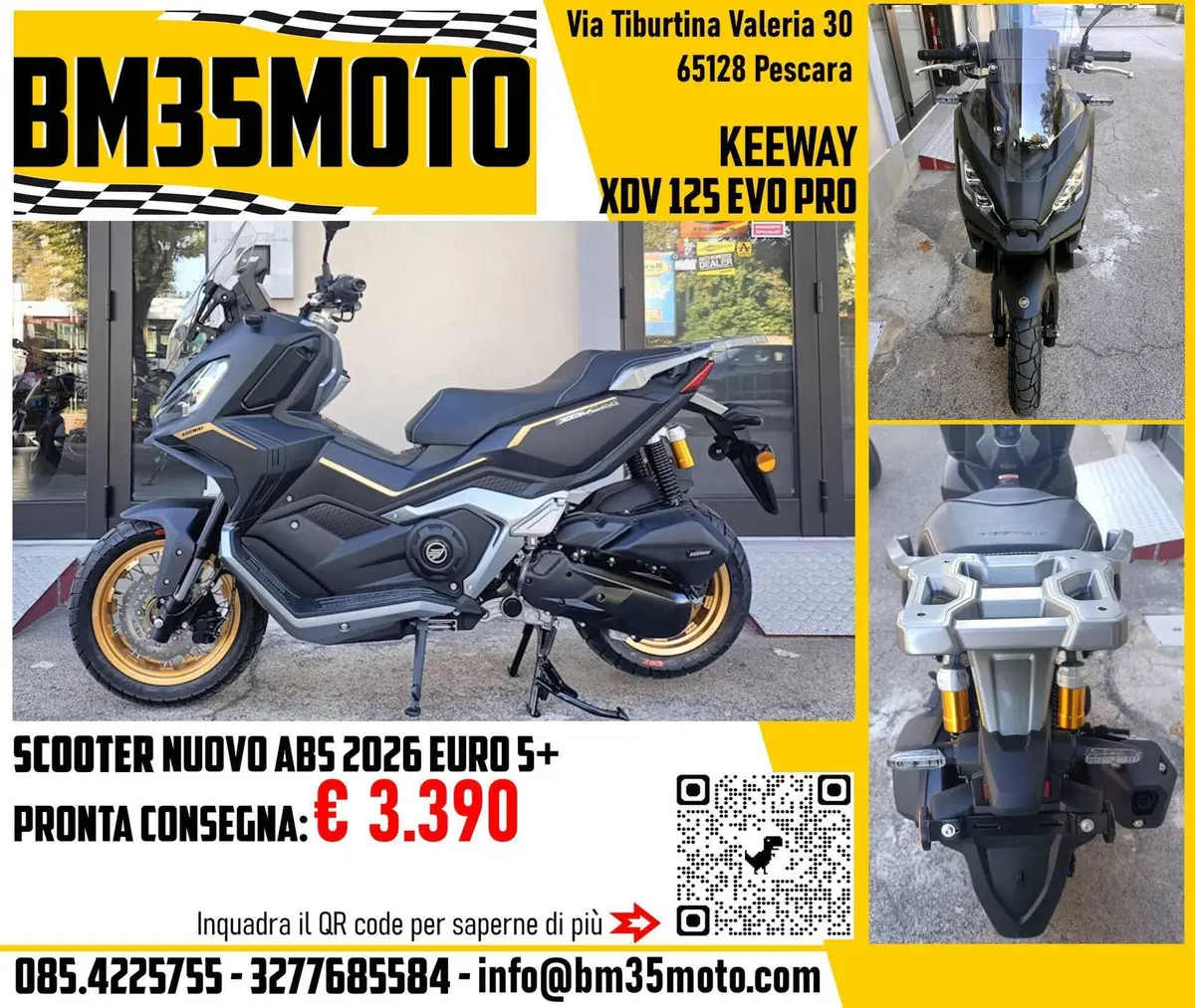 Keeway Motor XDV 125 EVO PRO (2025 - 26)