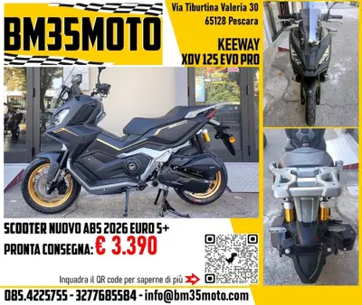 Keeway Motor XDV 125 EVO PRO (2025 - 26) nuova