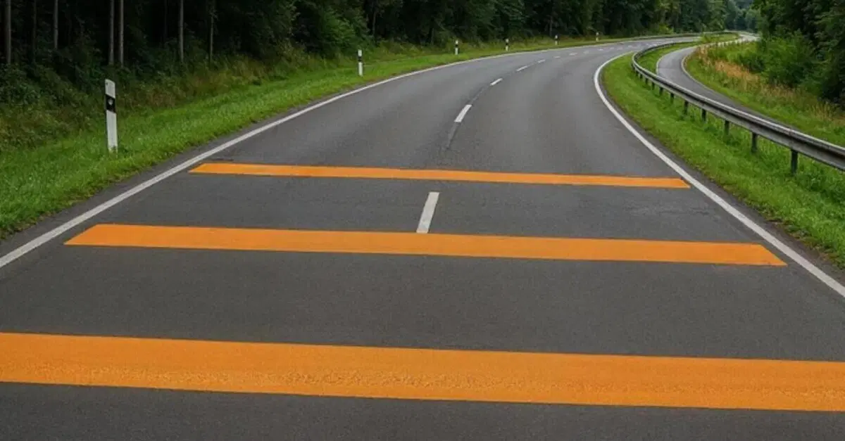 Le strisce anti-velocità sulla strada per rallentare le moto: un fallimento in Germania