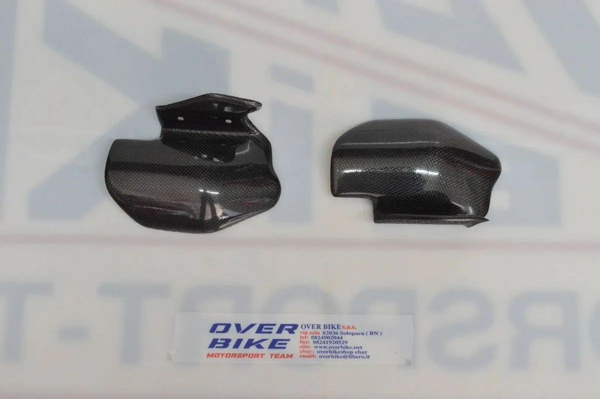 Coppia Paracalore Scarichi Carbonio Originali Duca Ducati