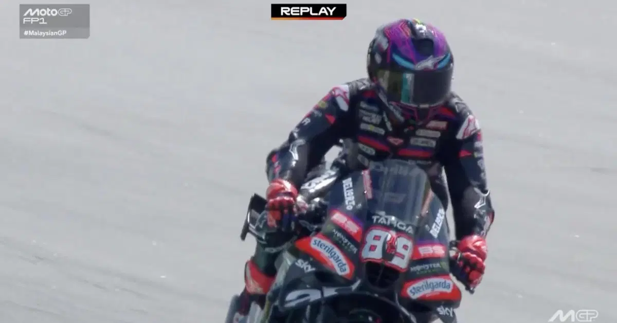 MotoGP, Jorge Martin è FIT dopo le FP1 di Sepang e potrà proseguire il weekend!