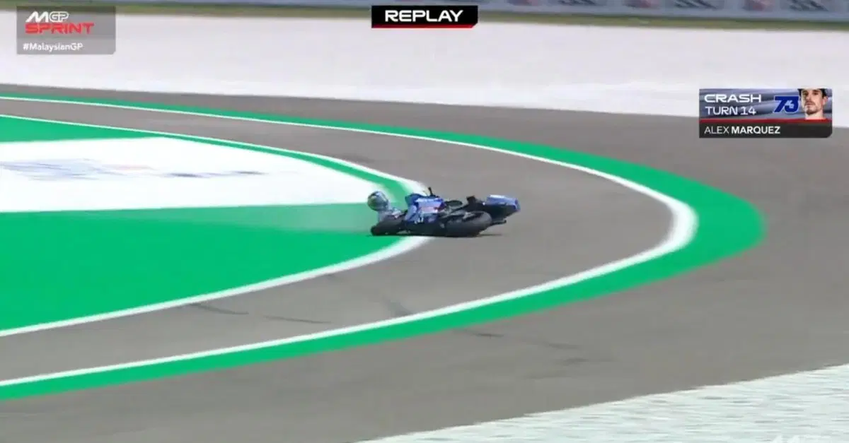 MotoGP, Alex Marquez cade nella Sprint: 'Colpa mia al 100%'. Potrebbe operarsi alla clavicola prima del Qatar?