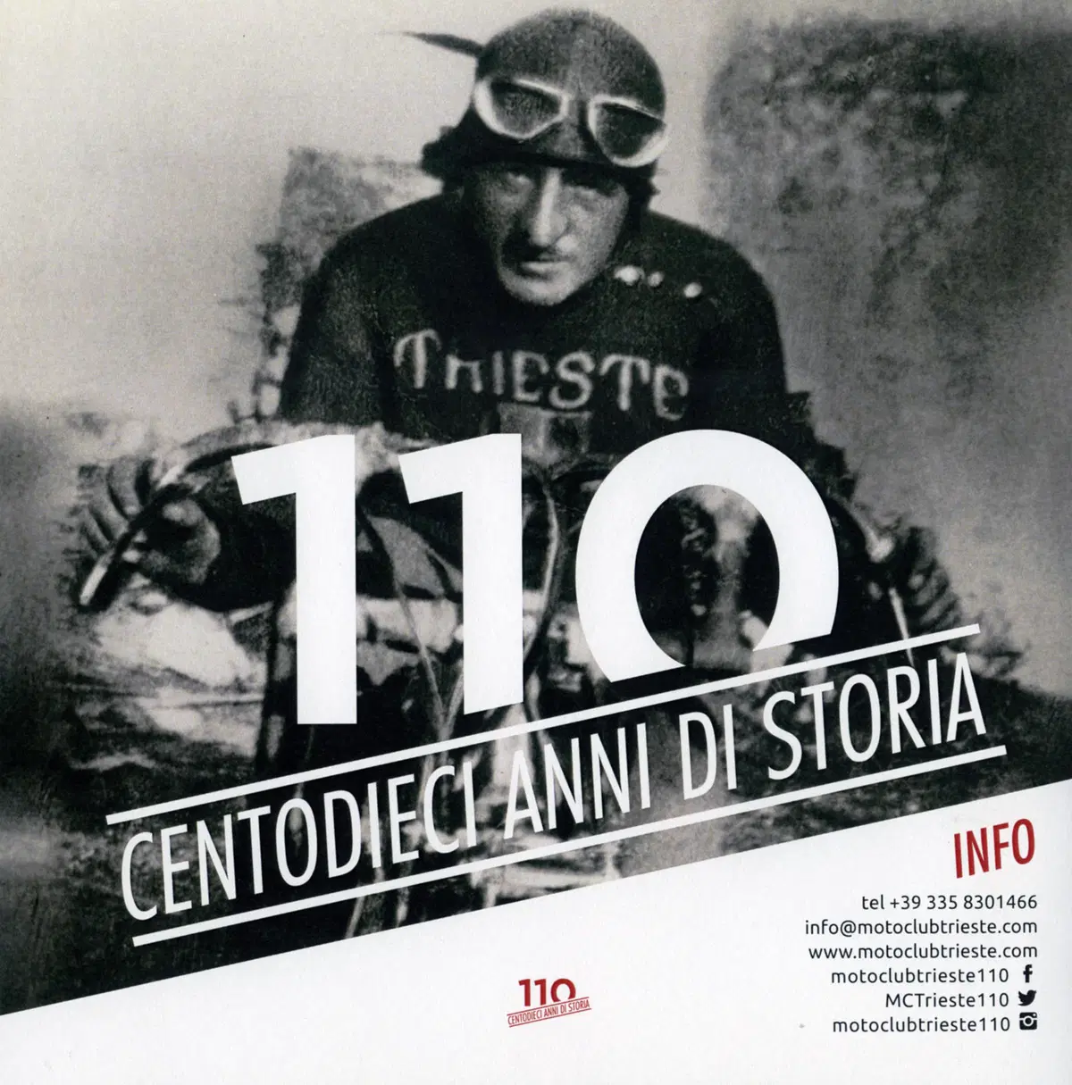 Centodieci anni del Motoclub Trieste, dal 31 agosto al 4 settembre