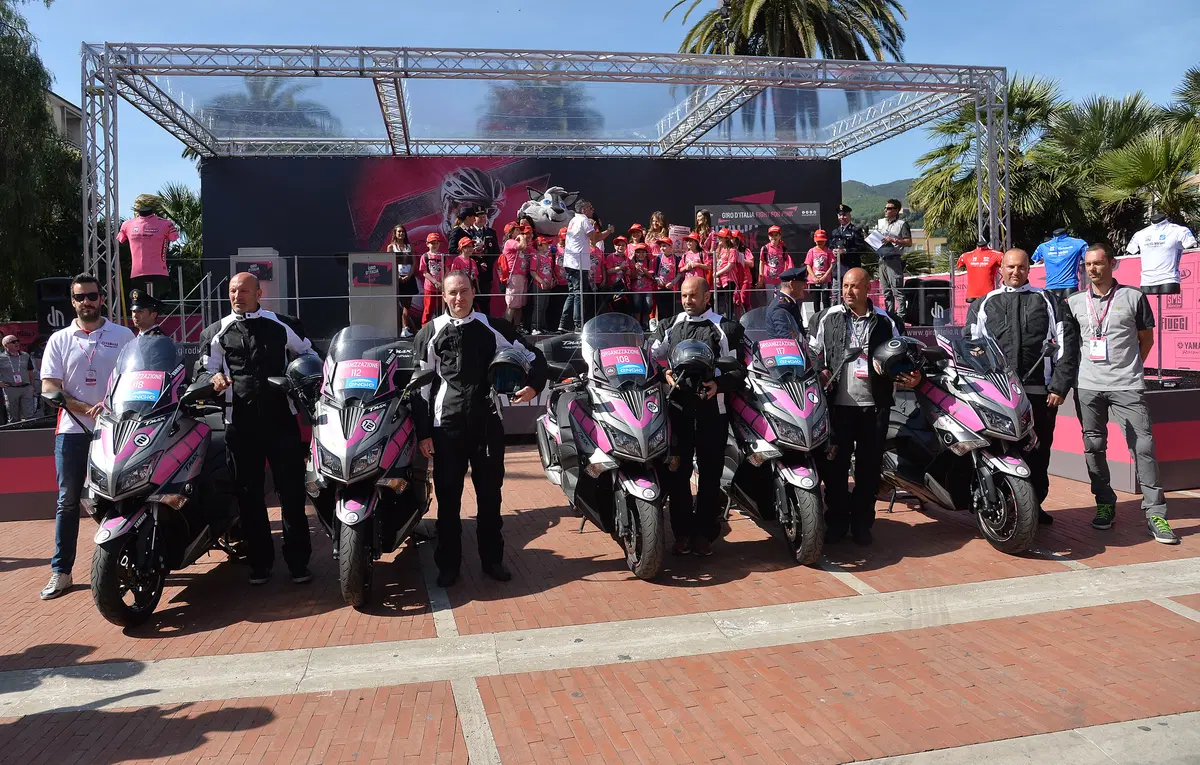 Yamaha TMAX: maxiscooter del Giro d'Italia 2015 (2)