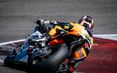 KTM RC16, la gallery dei test a Misano