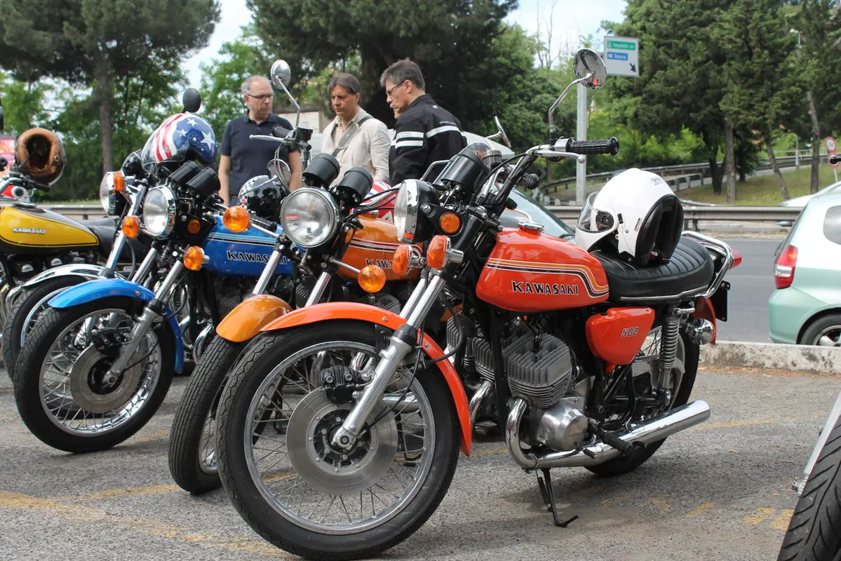 INCONTRO KAWASAKI D'EPOCA A ROMA
