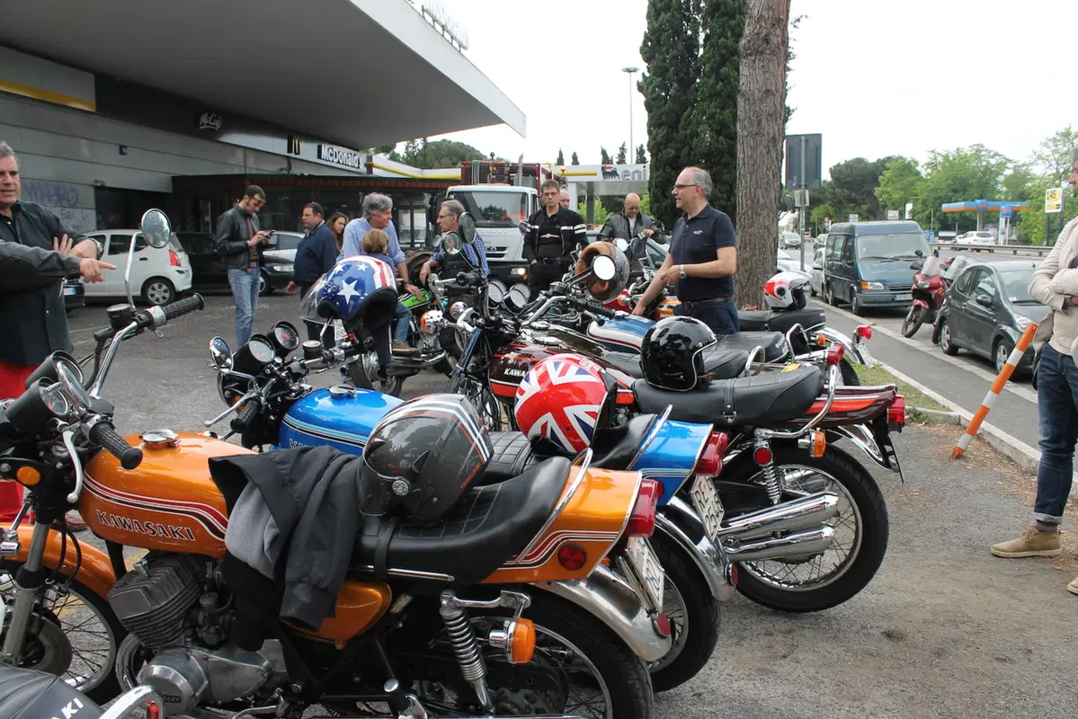 INCONTRO KAWASAKI D'EPOCA A ROMA (4)
