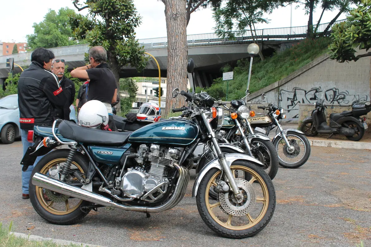 INCONTRO KAWASAKI D'EPOCA A ROMA (15)