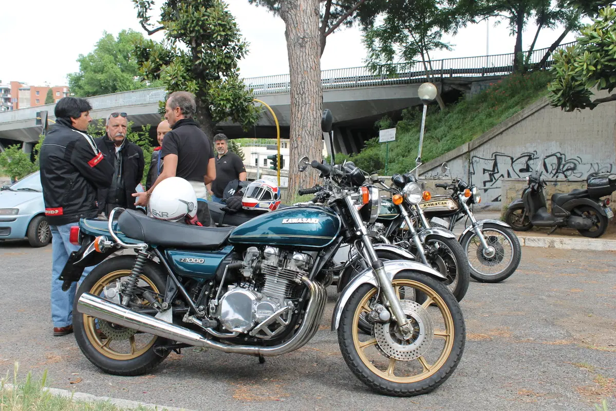 INCONTRO KAWASAKI D'EPOCA A ROMA (17)