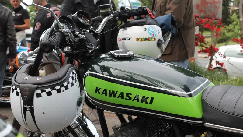 Kawasaki d'epoca, incontro a Roma