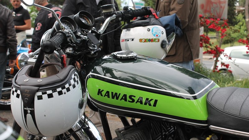 Kawasaki d&#039;epoca, incontro a Roma