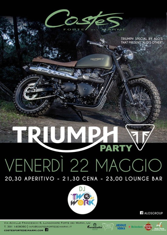 Triumph: festa al Costes di Forte dei Marmi