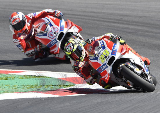 MotoGP a Silverstone. Ducati: i due Andrea sono ottimisti