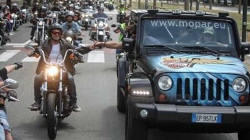 Jeep e Harley-Davidson unite contro il cancro: torna il raduno a Torino 