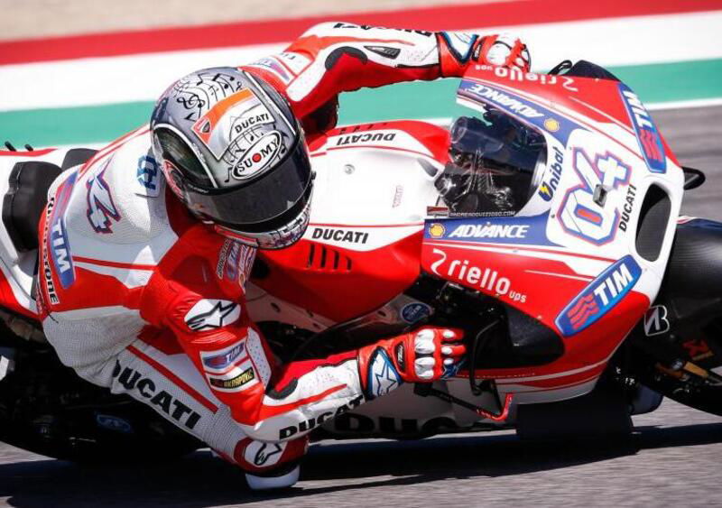 MotoGP 2015, Mugello FP1. Dovizioso davanti a tutti