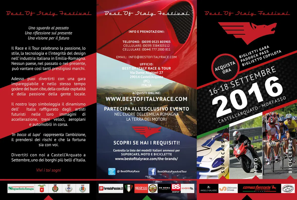 Best of Italy Race, dal 16 al 18 settembre (3)
