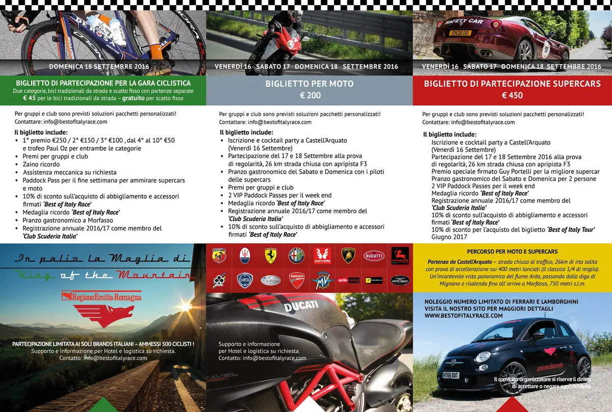 Best of Italy Race, dal 16 al 18 settembre (5)