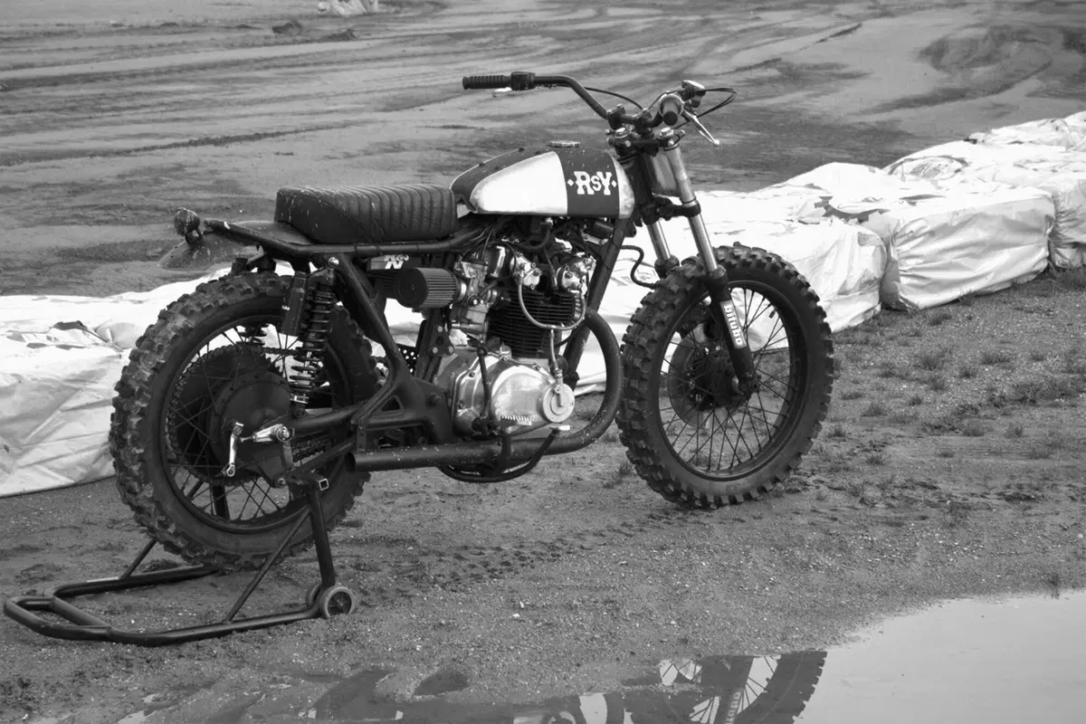 Anvil Rusty Quattroemezzo, flat track Honda