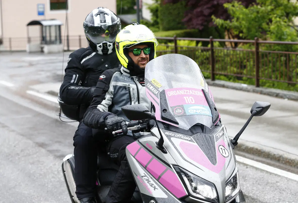 Con il T-Max al Giro d'Italia 2015 (6)