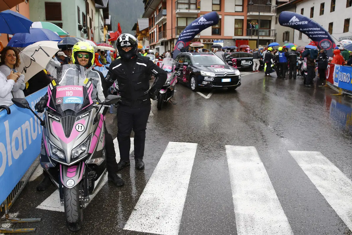 Con il T-Max al Giro d'Italia 2015 (2)
