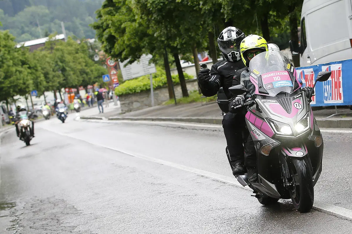 Con il T-Max al Giro d'Italia 2015 (7)
