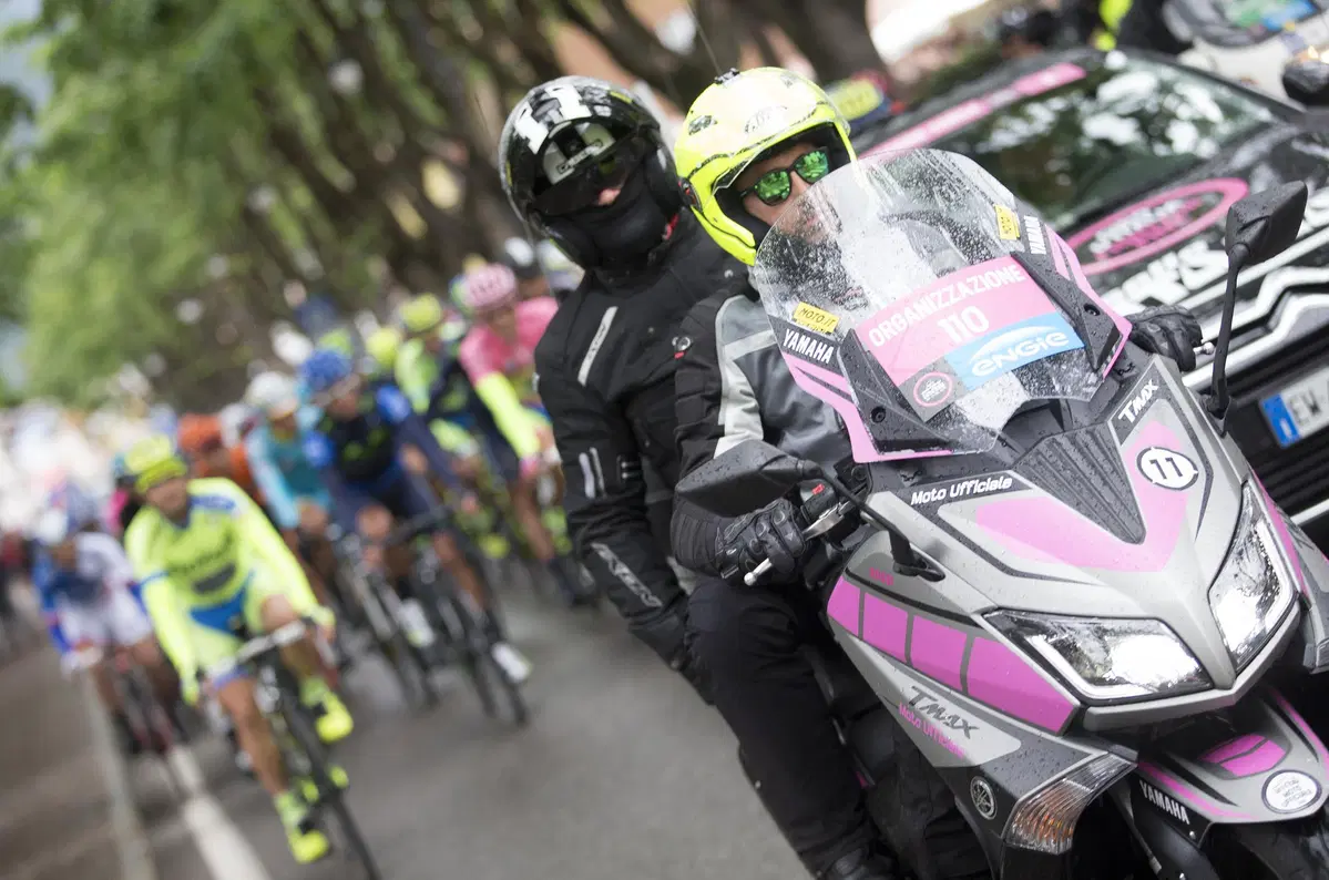 Con il T-Max al Giro d'Italia 2015 (16)