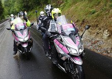 Con il Yamaha T-Max al Giro d'Italia 2015