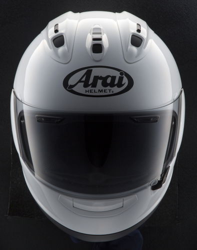 Vista frontale del nuovo Arai RX-7V