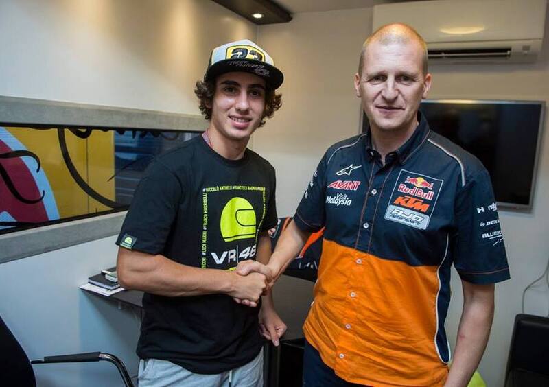 Moto3 2017: Antonelli correr&agrave; con il Team Red Bull KTM Ajo