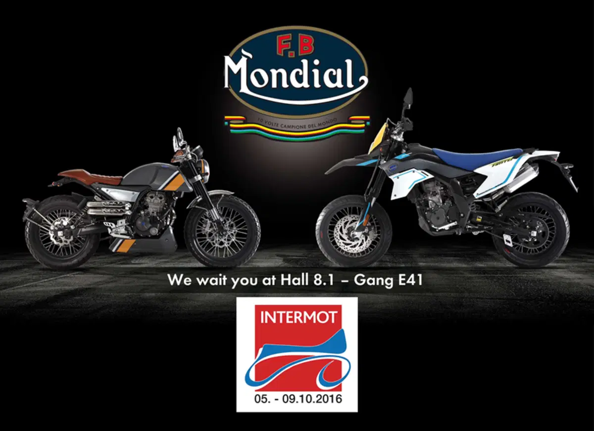 Mondial a Intermot 2016 con le 125 Supermoto ed Enduro