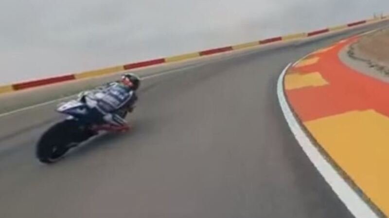 Un giro di Arag&ograve;n (Video 360&deg;) con le MotoGP Yamaha