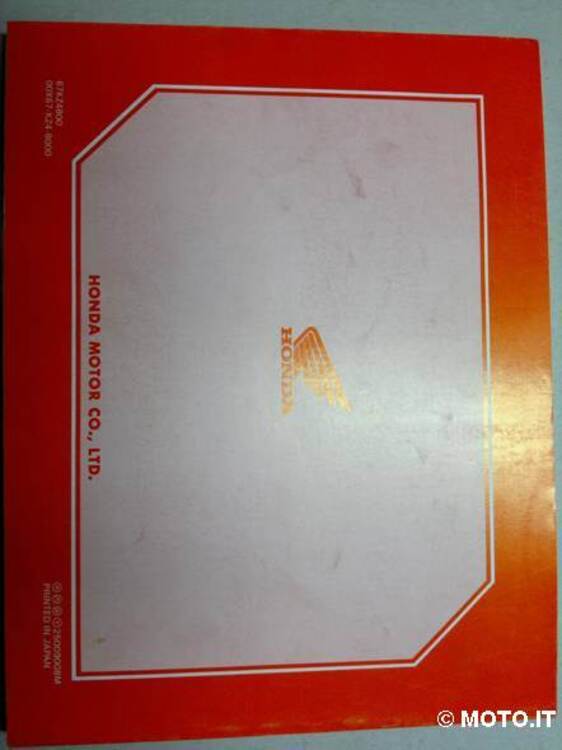 manuale officina honda cr 125 1991 originale cr 125 (2)