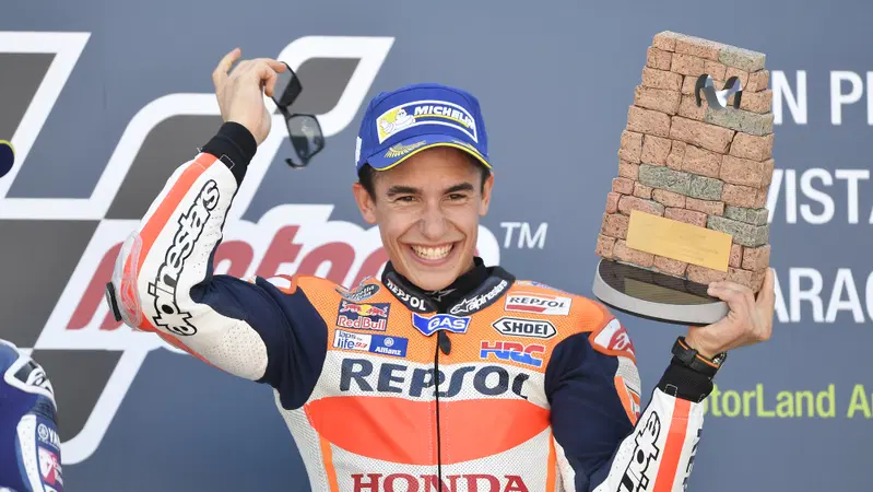 MotoGP Arag&ograve;n. M&agrave;rquez: "Importante fermare Rossi"