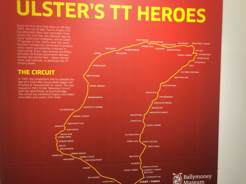 La mostra è in prestito dal museo di Ballymoney, città natale di Joey Dunlop