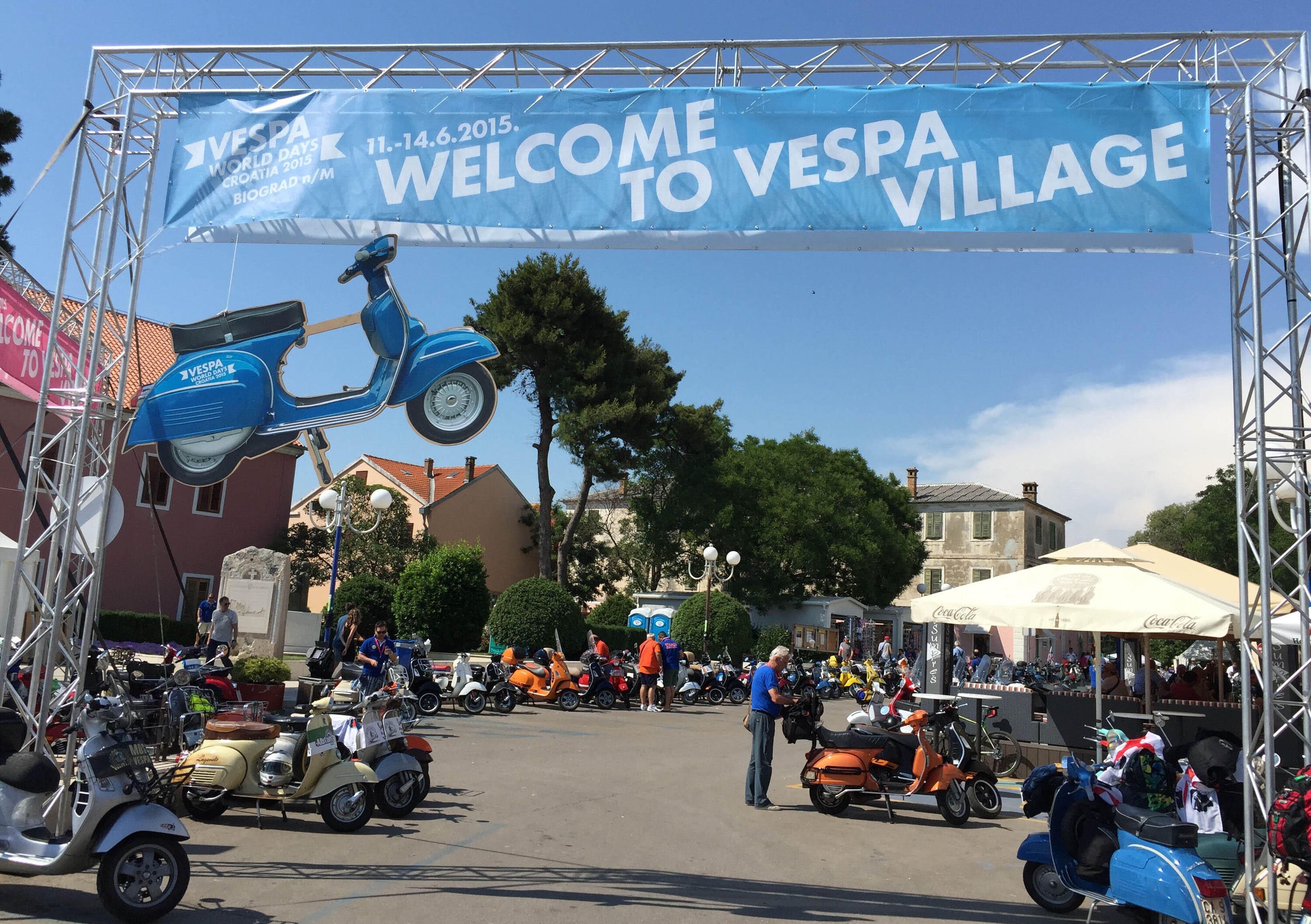 Successo per i Vespa World days 2015 a Biograd