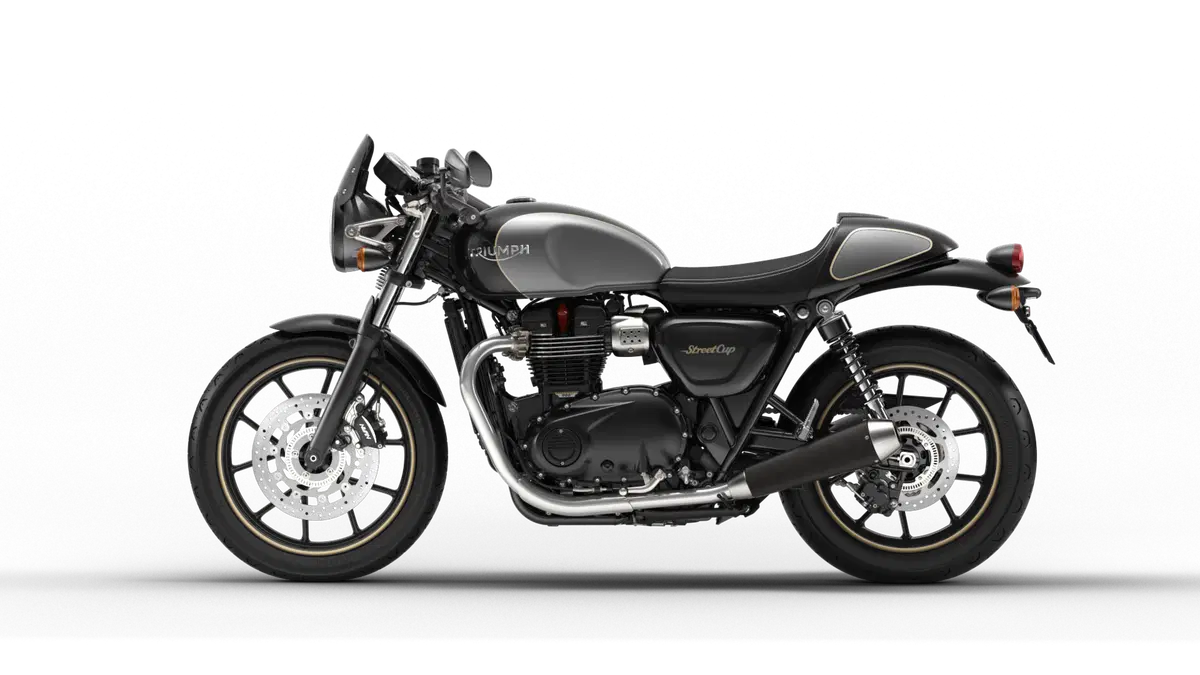 Triumph Street Cup 2017: la nuova café racer EMBARGO