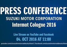 Suzuki a Intermot 2016. La presentazione delle novità in diretta