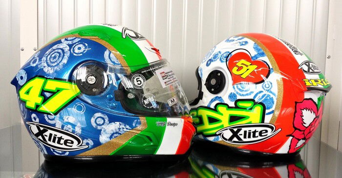  Casco Eddi La Marra Replica - grafica preparata da TRC Design