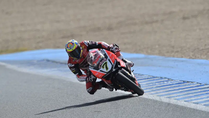 SBK. GP di Spagna, Gara2. La versione di Baldi