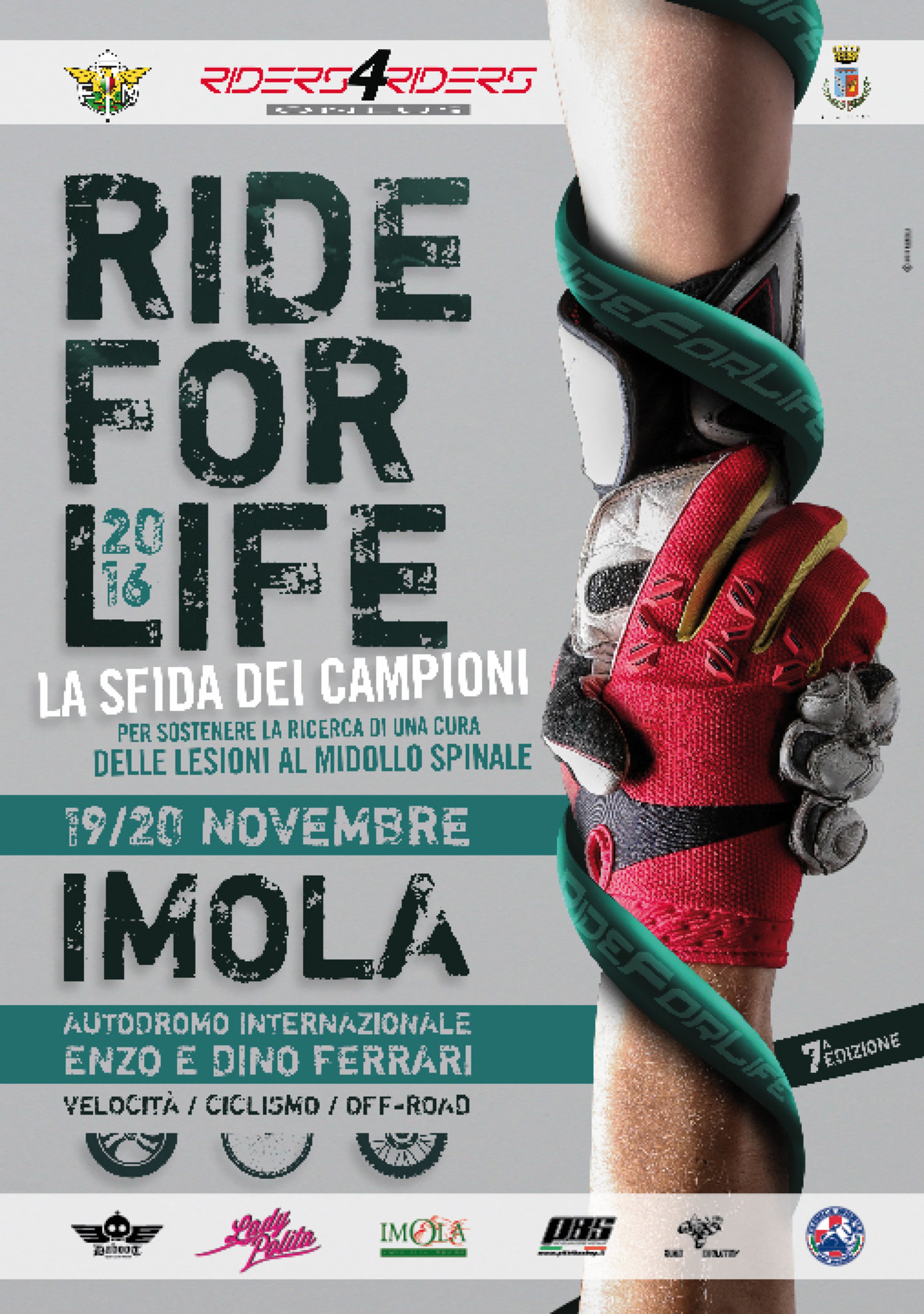 Ride for Life 2016 il 19 e 20 novembre a Imola