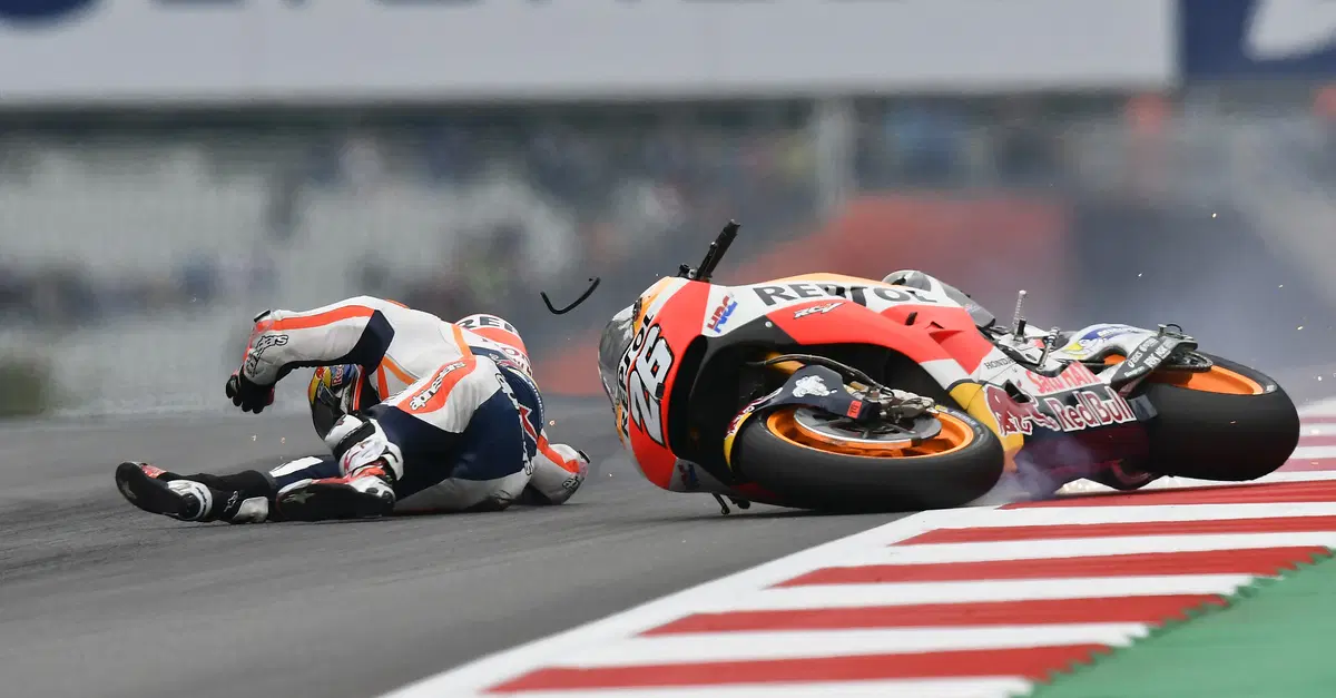 MotoGP. Il "mistero" delle cadute