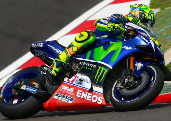 MotoGP. Rossi: “Buon grip, ma non asciuga”