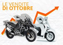 Mercato a ottobre: moto +12,7% ma scooter a -3,5%. Il 2016 vede un +11,5%. Le Top 100
