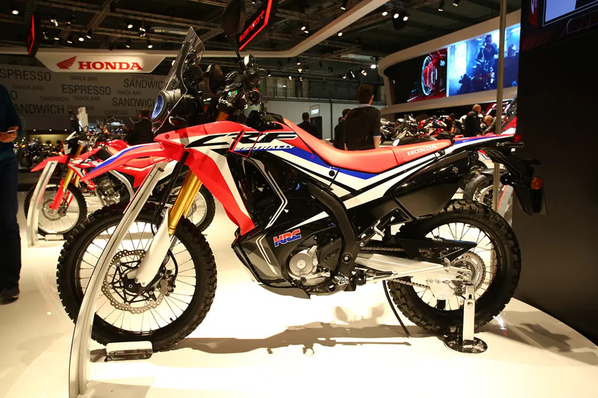 Honda CRF 250 Rally a EICMA 2017: foto e dati EMBARGO