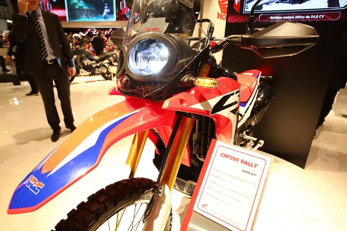 Honda CRF 250 Rally a EICMA 2017: foto e dati EMBARGO (2)
