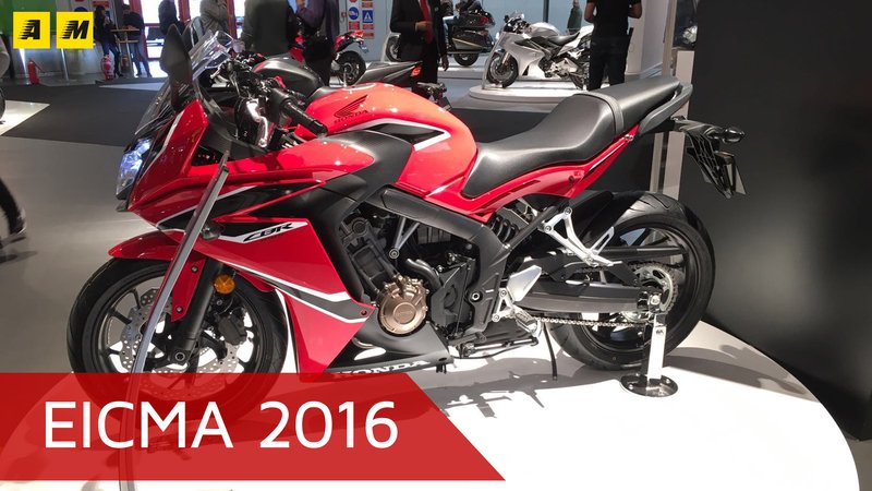 Honda CB650F e CBR650F 2017 ad EICMA 2016: video