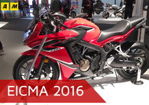 Honda CB650F e CBR650F 2017 ad EICMA 2016: video